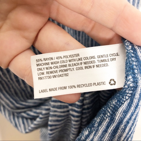 Universal Thread | Blue & White Stripe Tank Dress - Picture 4 of 6